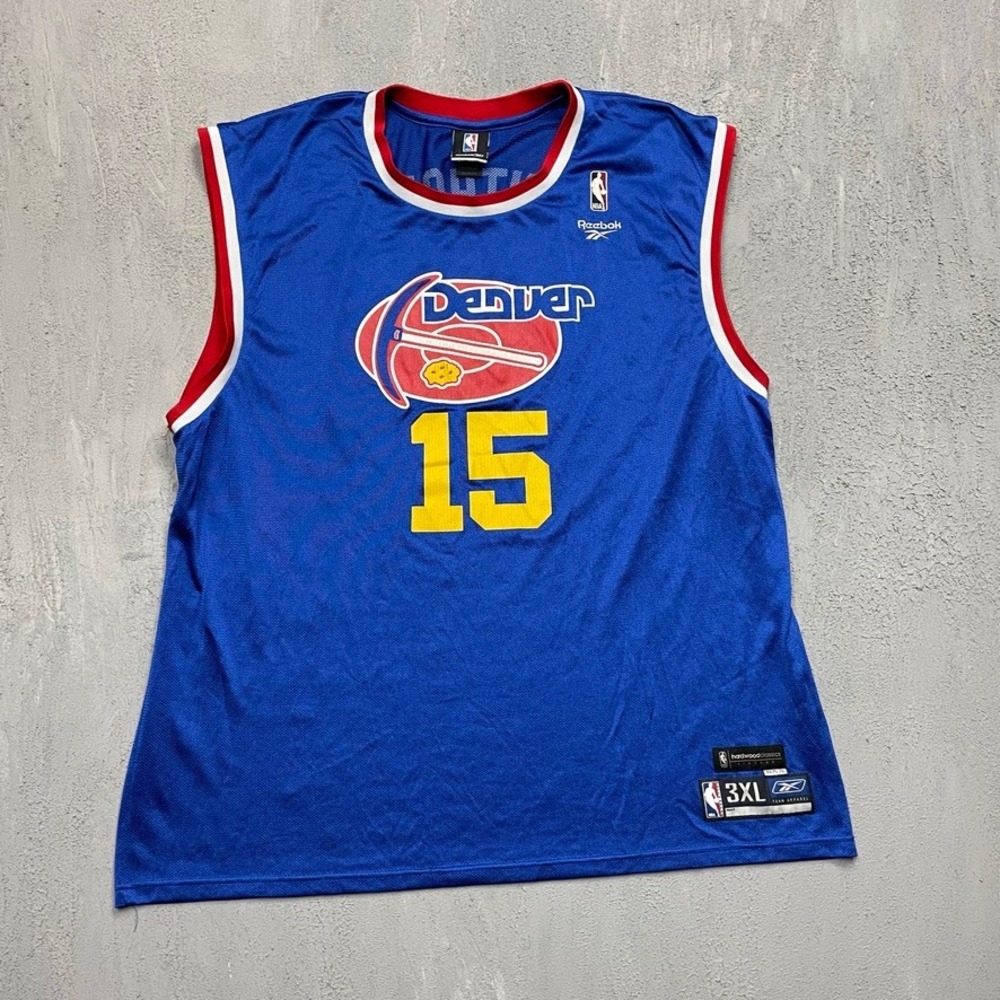 Vintage Carmelo Anthony Denver Nuggets Jersey Men 3XL Blue Y2K Reebok